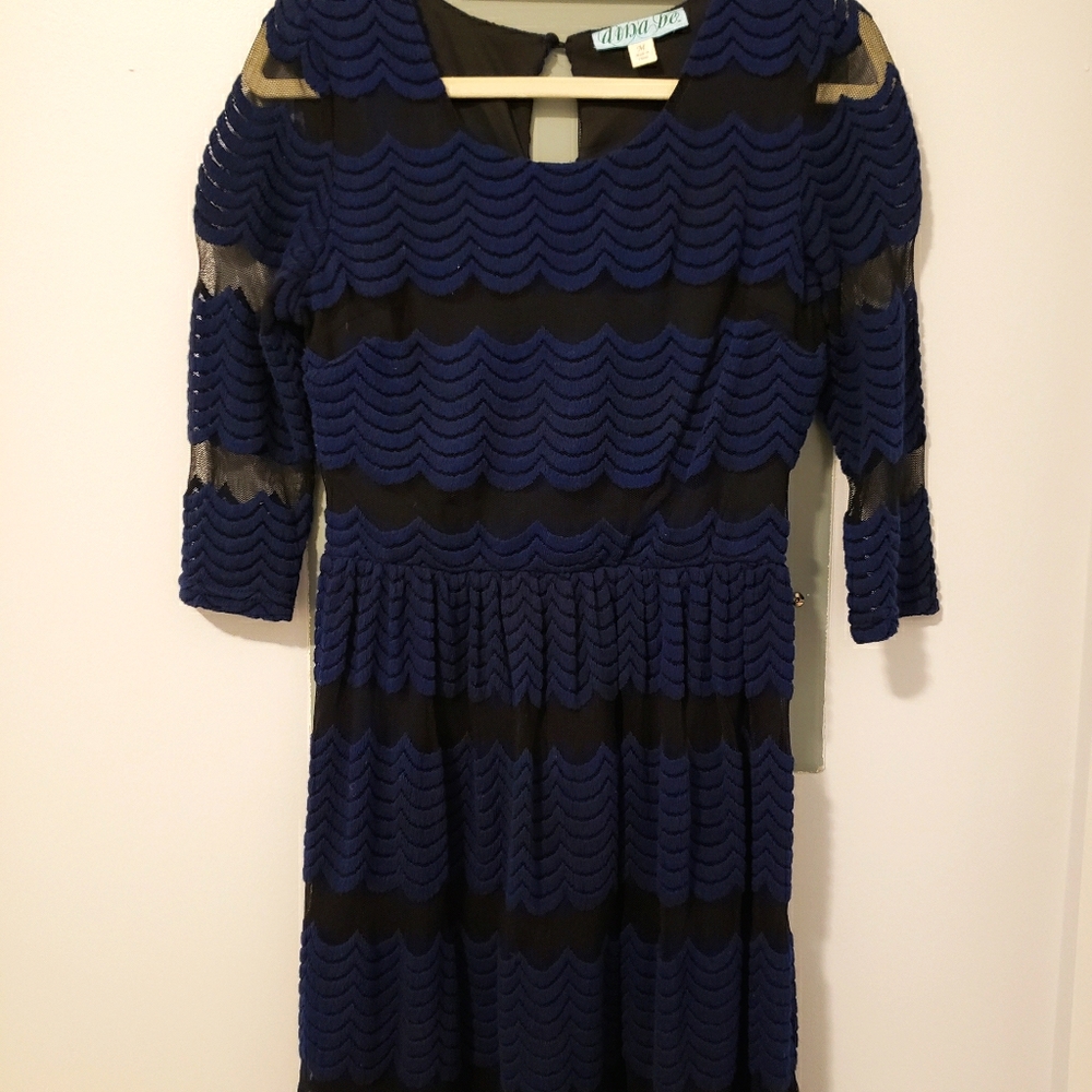 Navy Lace Dress